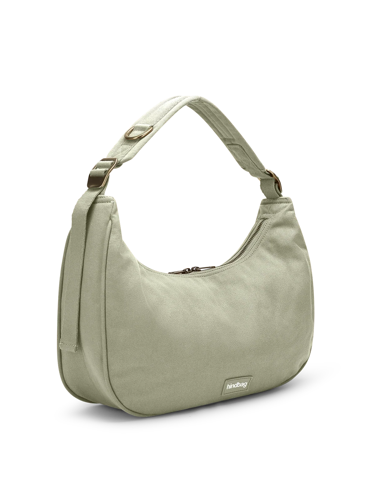 Hobo bag Bianca green clay
