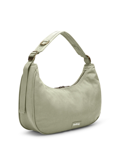 Hobo bag Bianca green clay