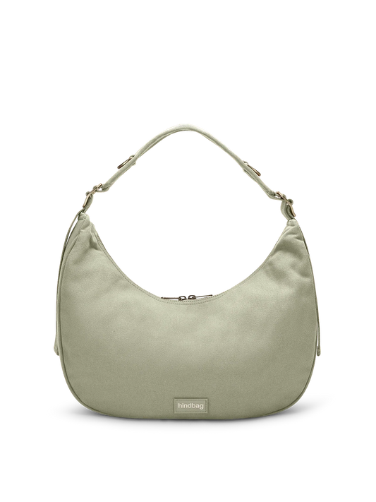 Hobo bag Bianca green clay