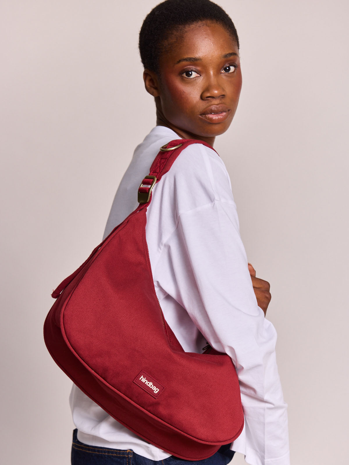 Hobo bag Bianca burgundy