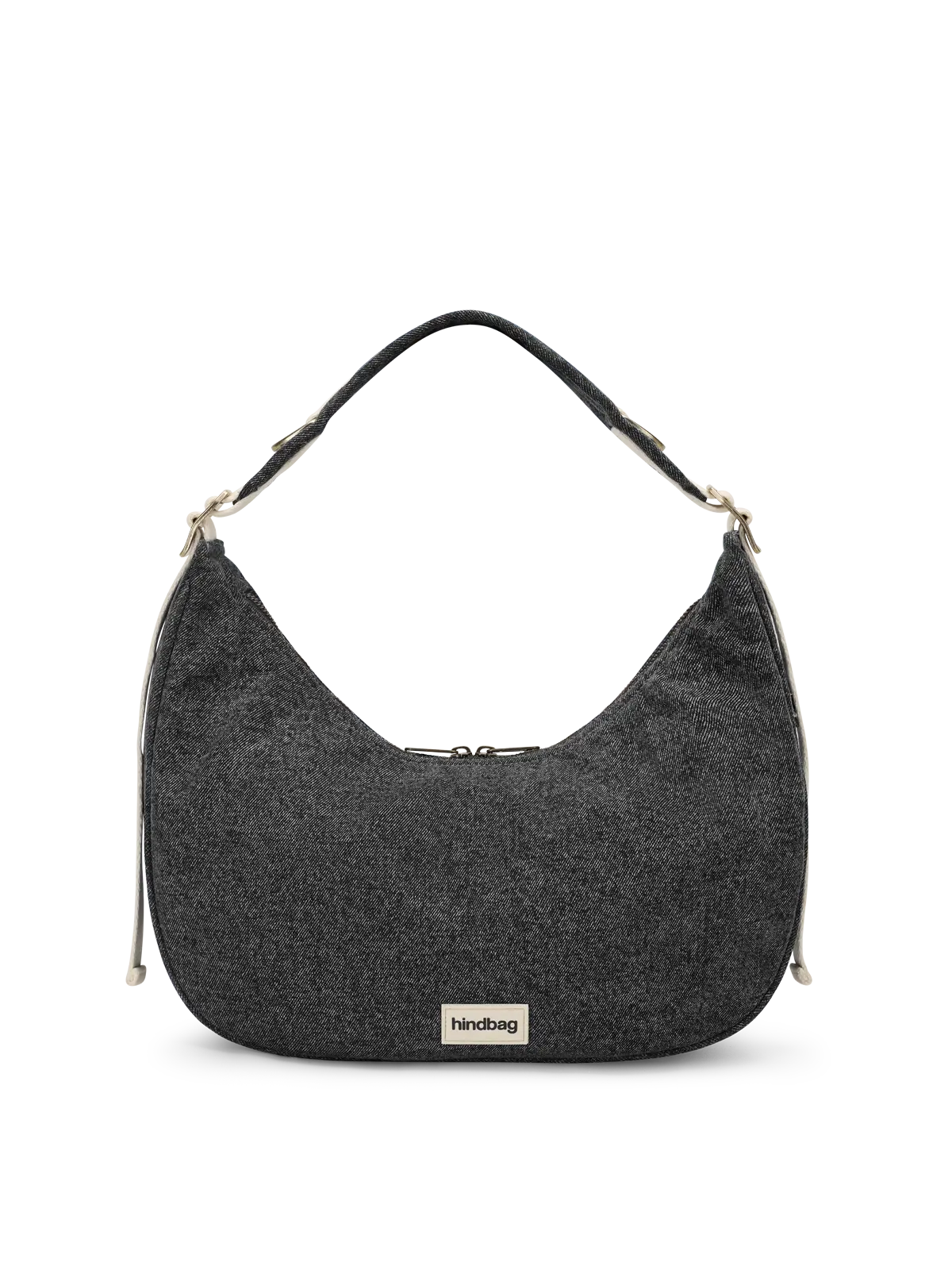 Hobo bag Bianca dark grey denim