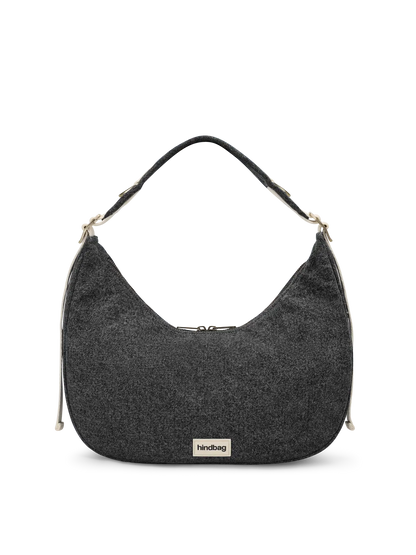 Hobo bag Bianca dark grey denim