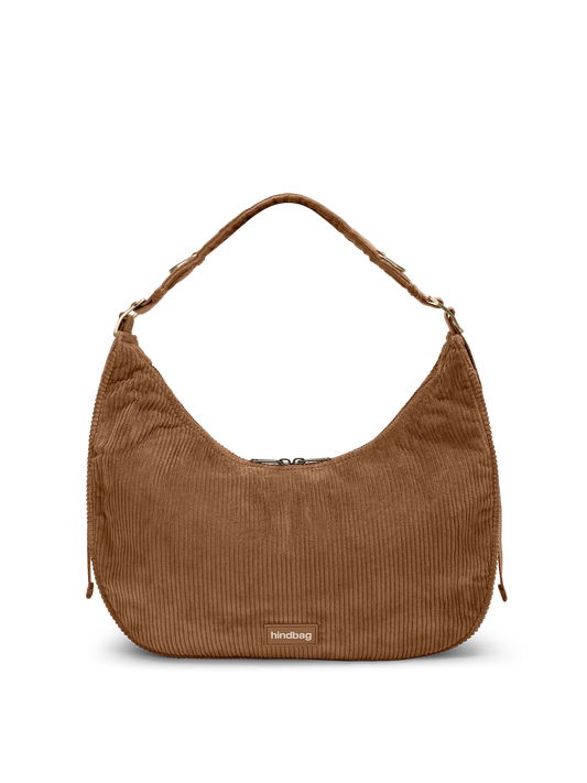 Hobo bag Bianca macchiato corduroy