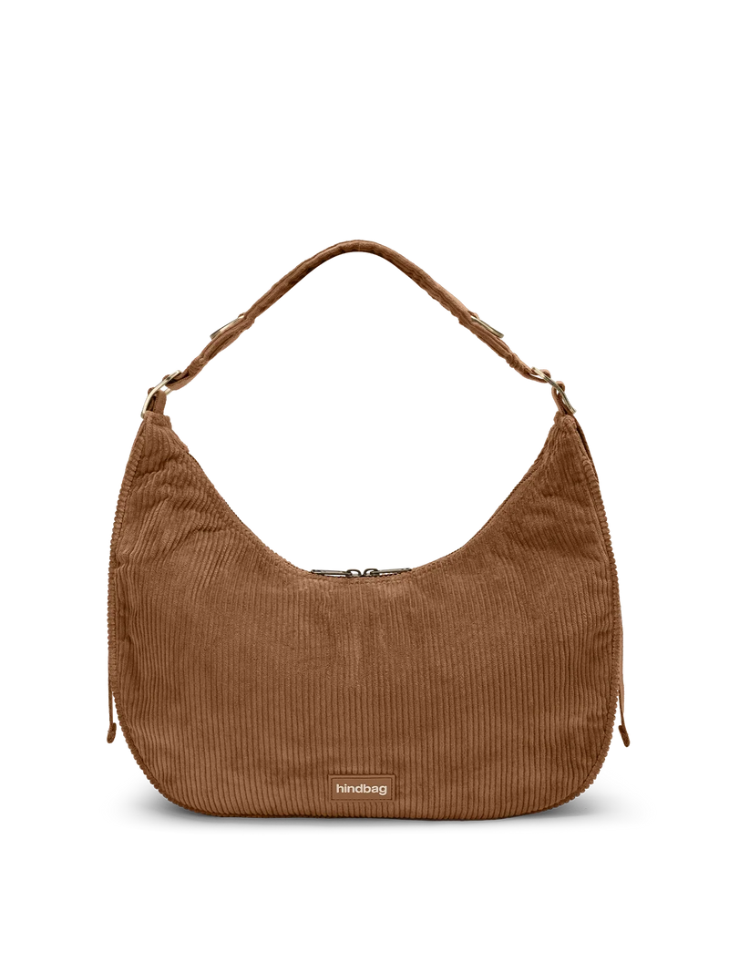 Hobo bag Bianca macchiato corduroy