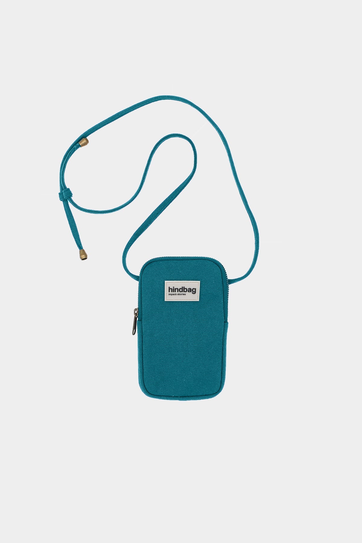 Bill Peacock Blue Phone Pouch