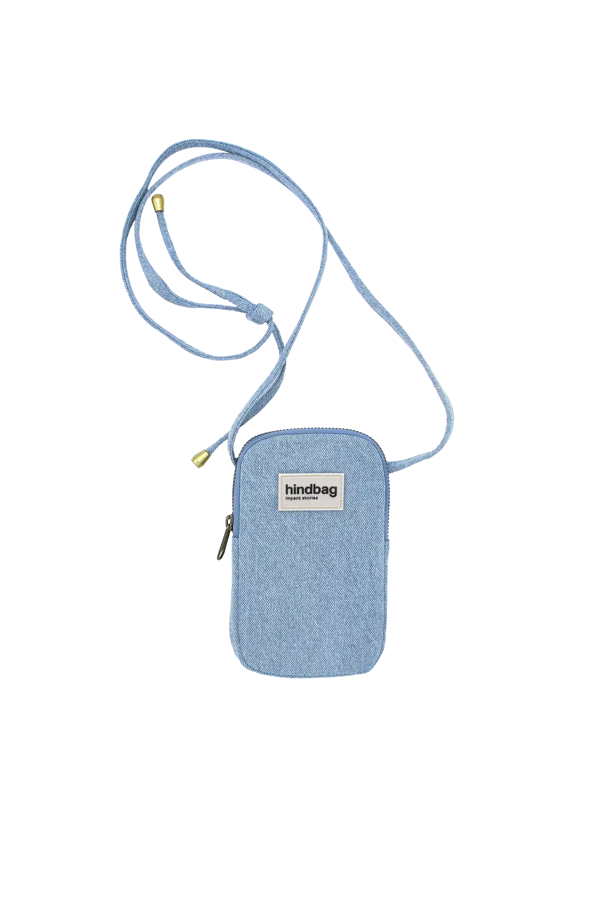Bill Denim Blue Phone Pouch