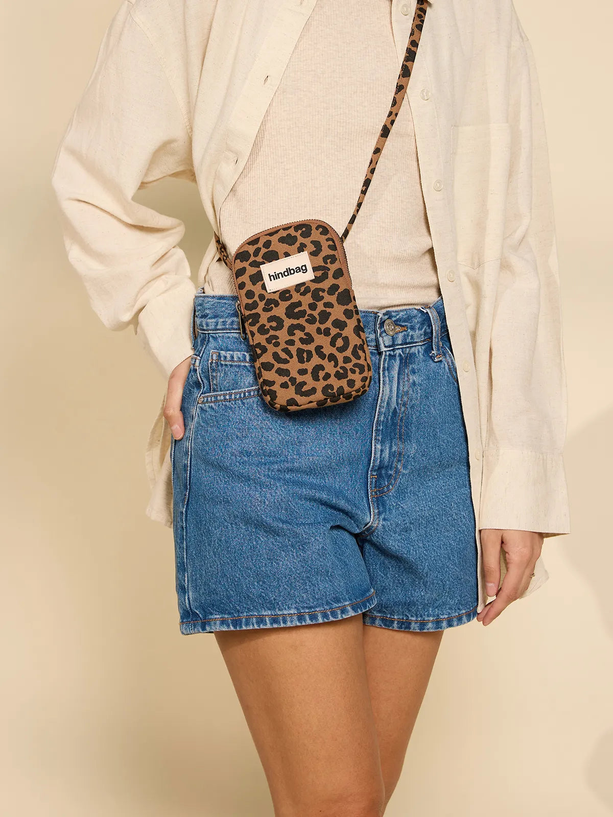 Phone pouch Bill Cinnamon Leopard