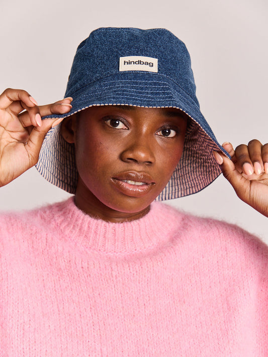 Bob the Bucket Hat dark blue denim