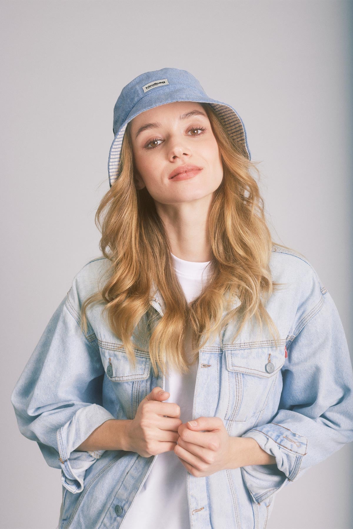 Blue Denim Bucket Hat