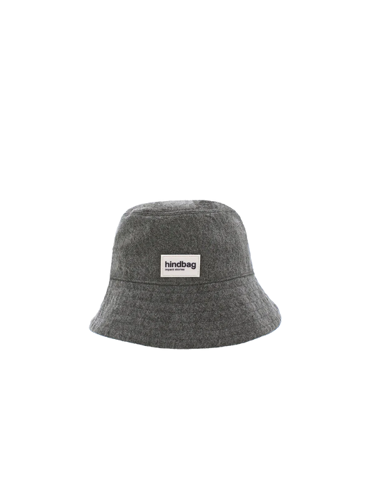 Gray Denim Bucket Hat
