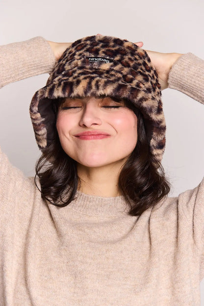Leopard faux fur Bob