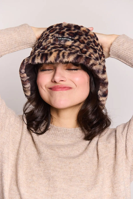 Leopard faux fur Bob