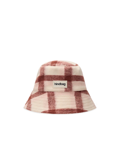Bob the Bucket Hat pink tartan