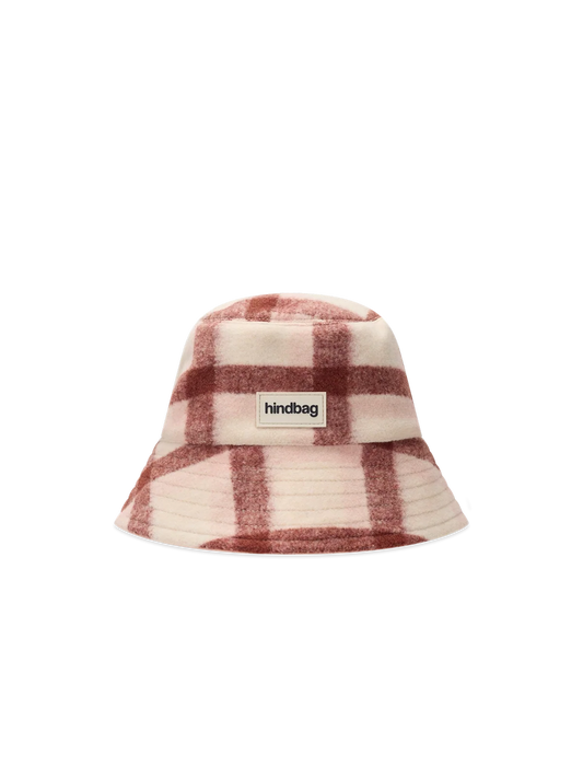 Bob the Bucket Hat pink tartan