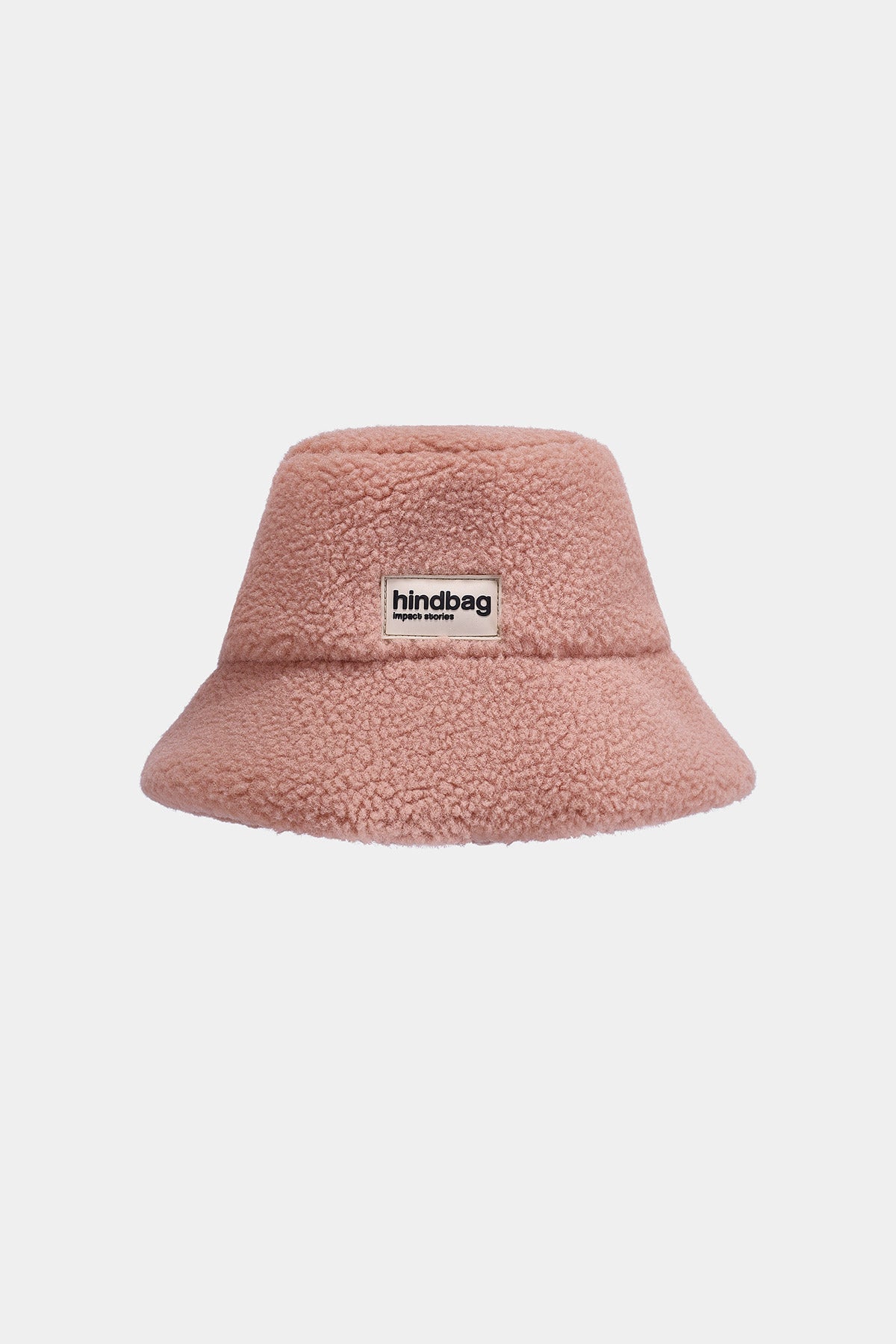 Teddy Bucket Hat in Powder Pink