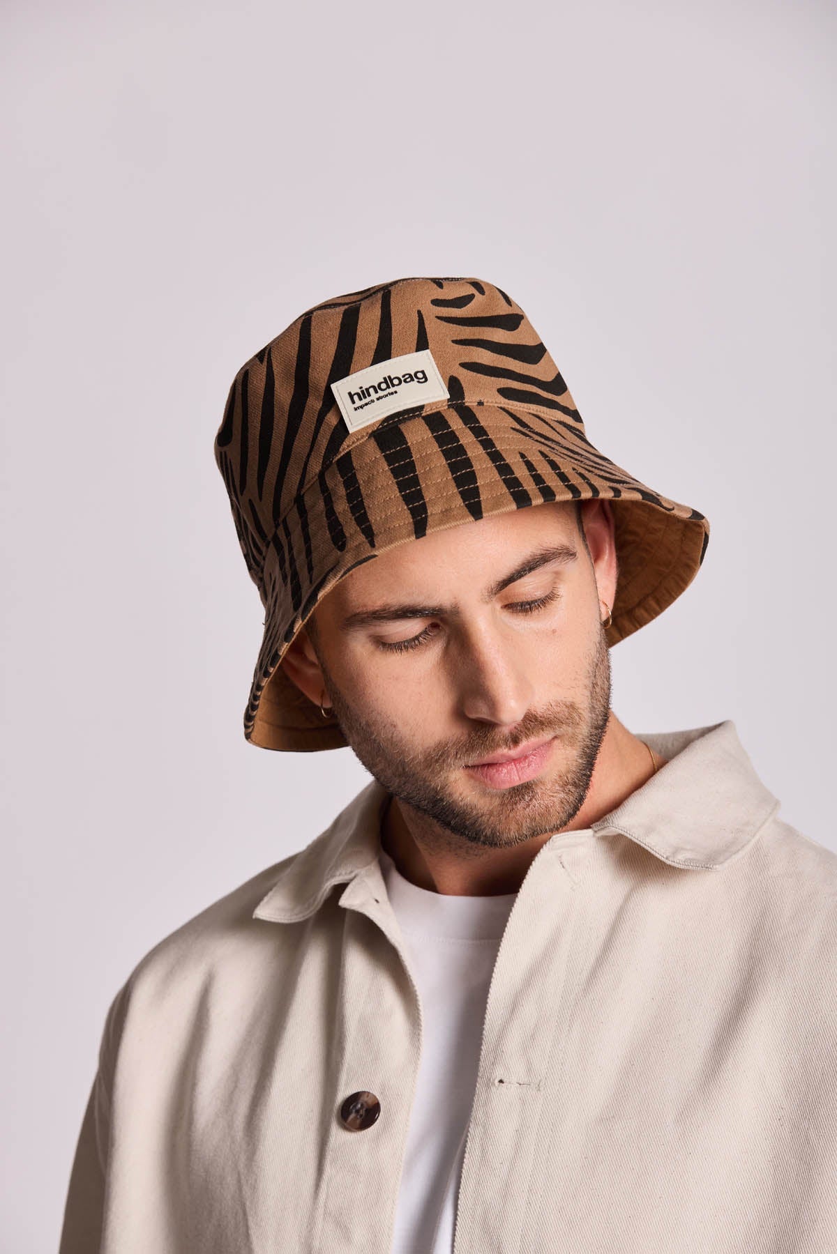Bob the Bucket Hat Cinnamon Zebra