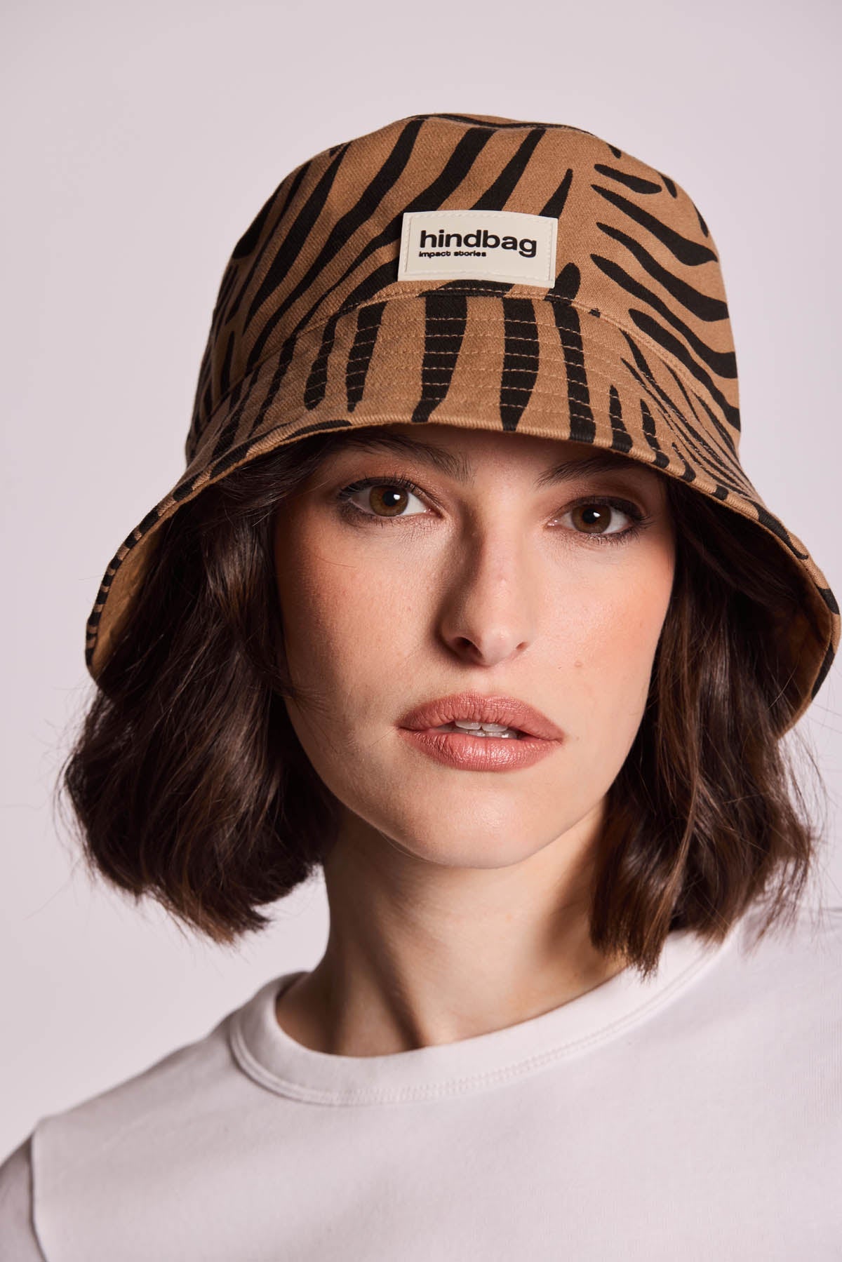 Bob the Bucket Hat Cinnamon Zebra