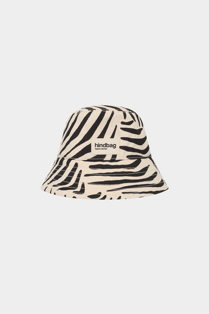 Bob the Bucket Hat Ecru Zebra