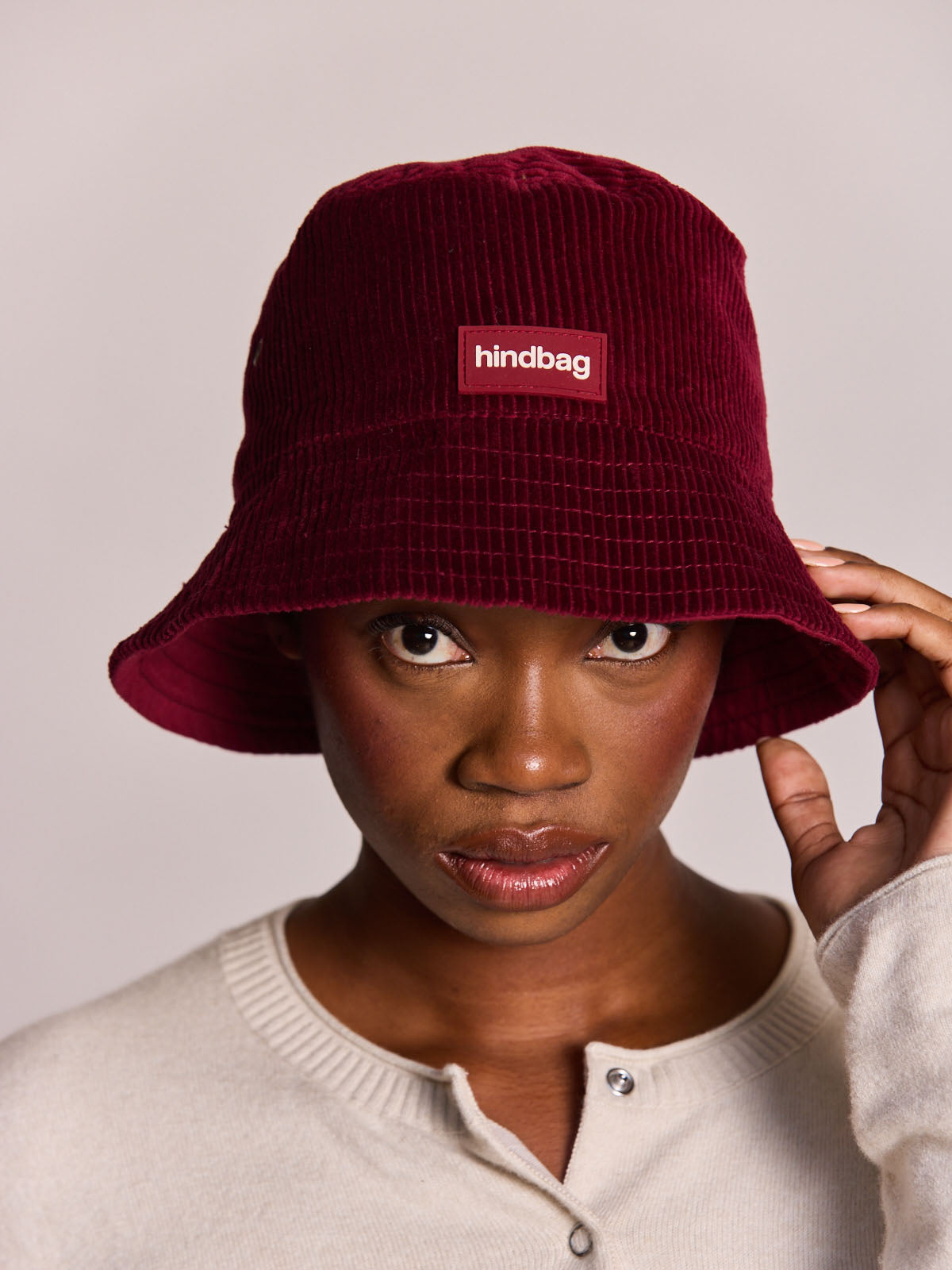 Bob the Bucket Hat burgundy corduroy