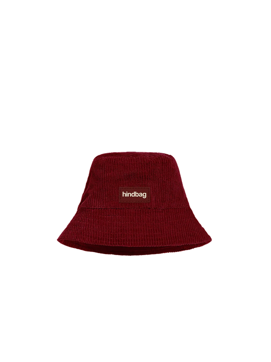 Bob the Bucket Hat burgundy corduroy