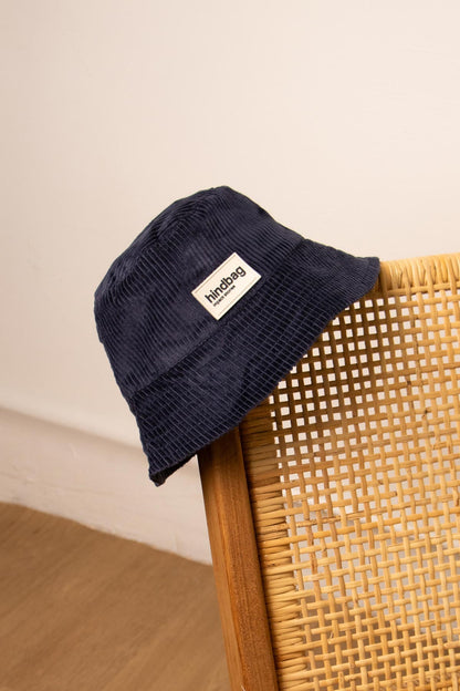 Navy Corduroy Bucket Hat