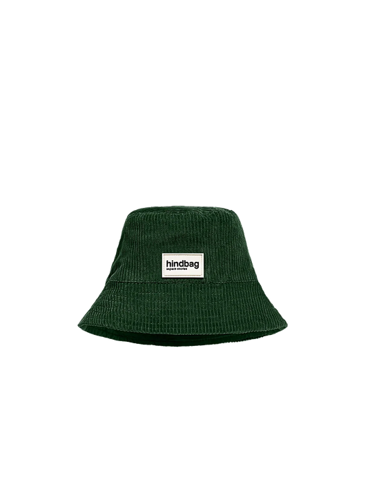 Pine Green Corduroy Bucket Hat