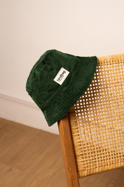 Pine Green Corduroy Bucket Hat