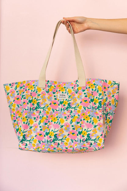 Claude Pastel Bloom Tote Bag - Hindbag x WAJ