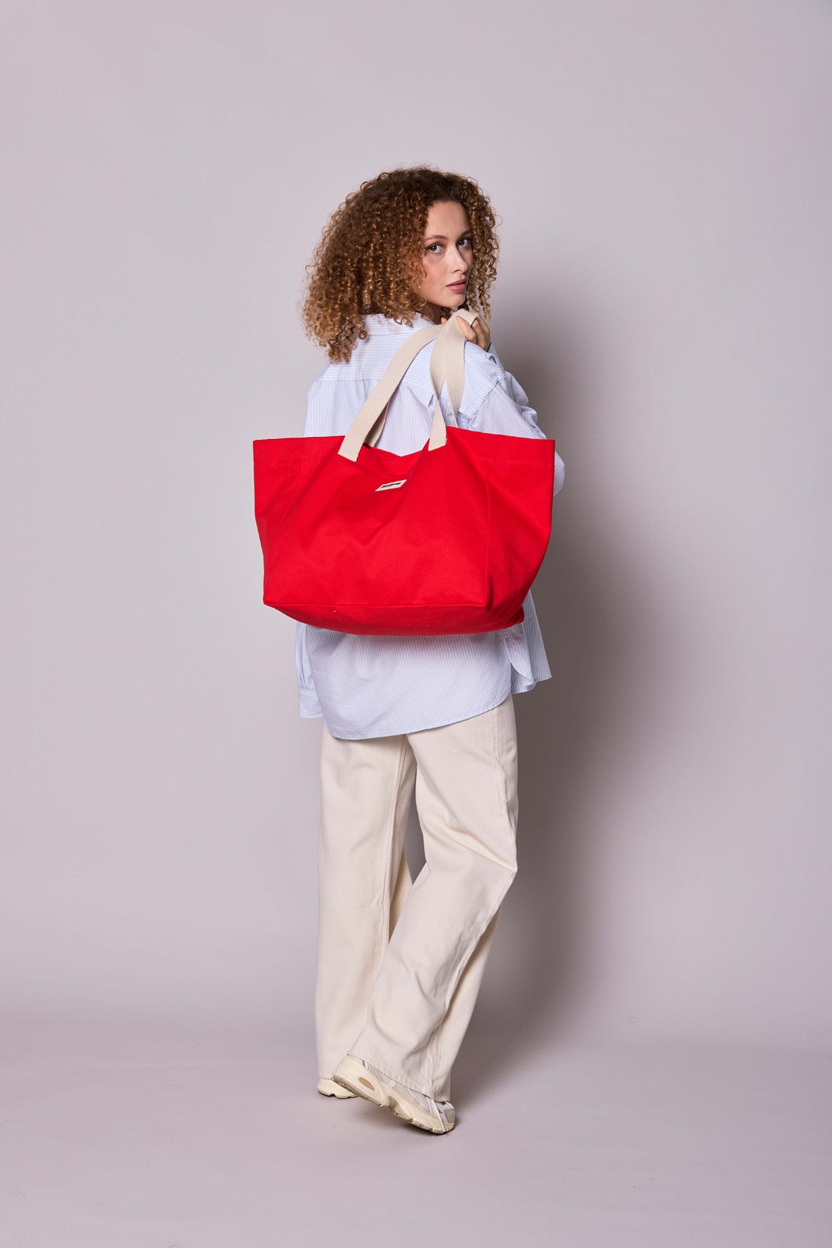 Claude Carmine Love Tote Bag