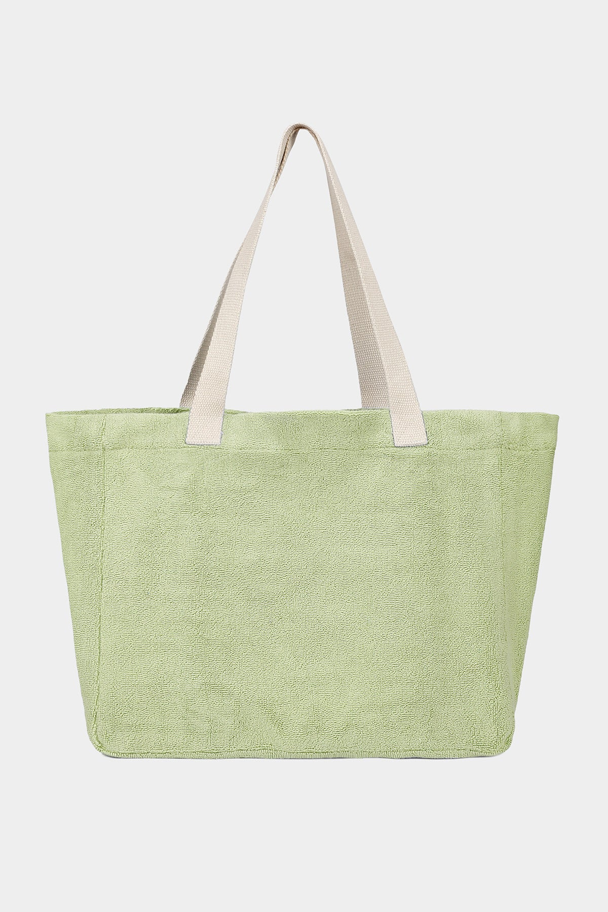 Almond green Claude Terry tote bag