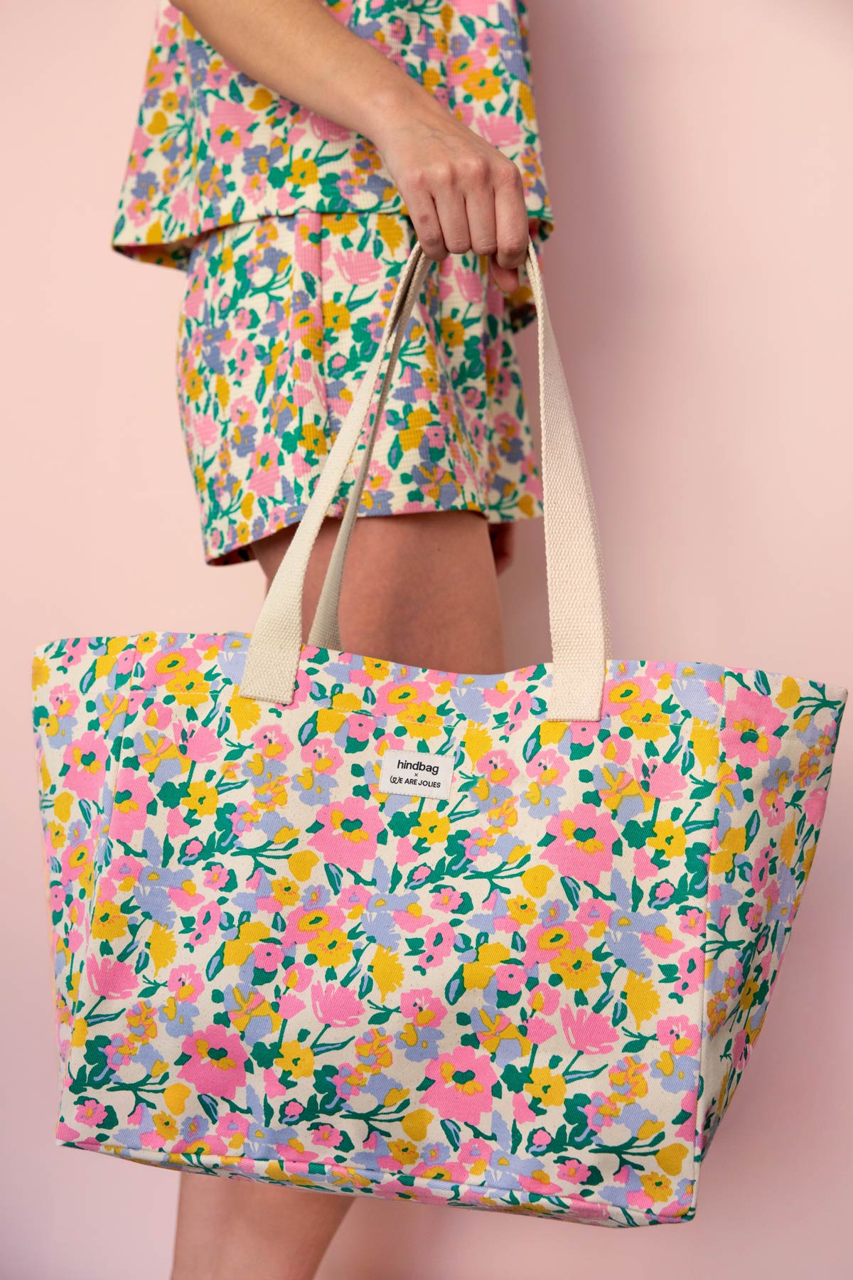Claude Pastel Bloom Tote Bag - Hindbag x WAJ