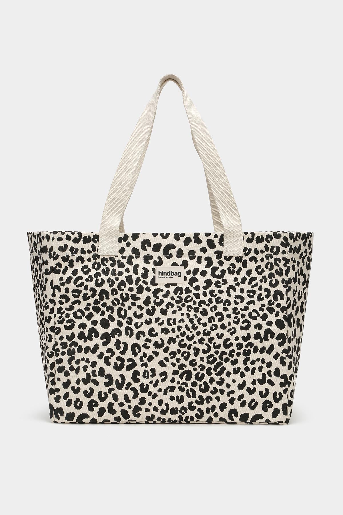Claude Leopard off-white tote bag