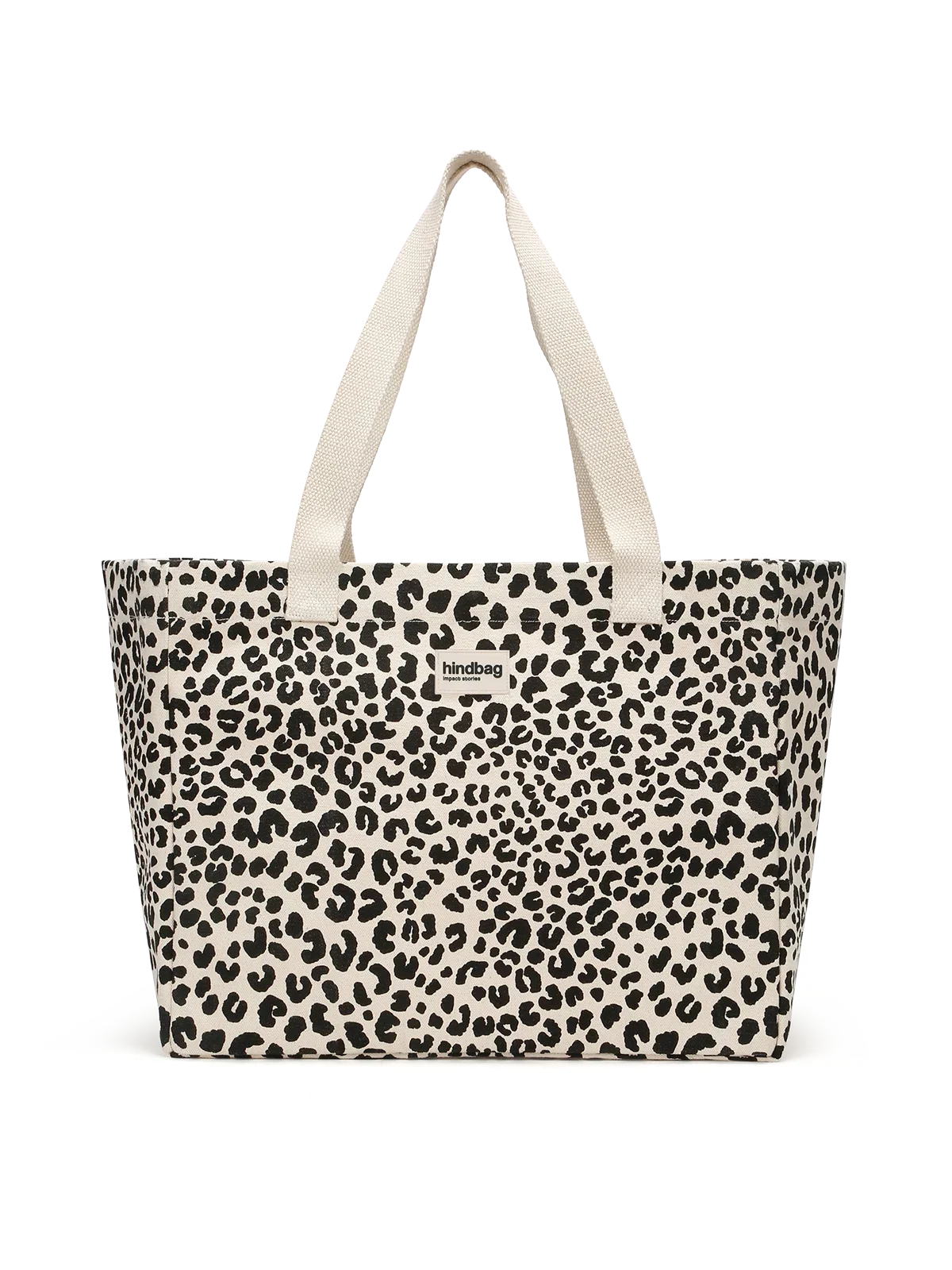 Claude Leopard off-white tote bag