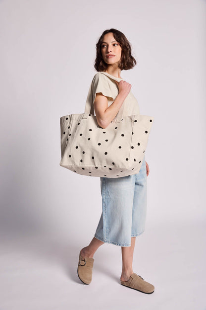 Claude Pois Ecru Tote Bag