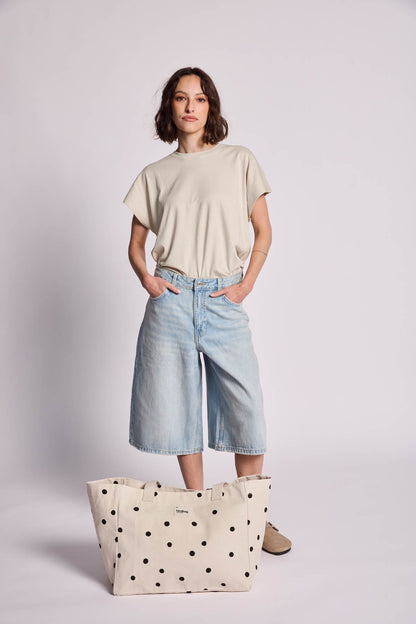Claude Pois Ecru Tote Bag