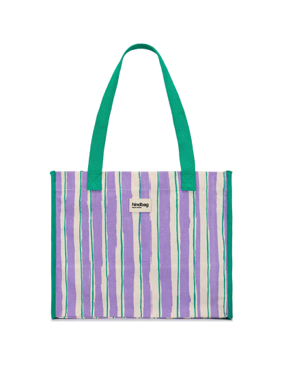 Claude Green and Parma Stripes Tote bag