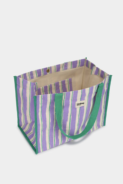 Claude Green and Parma Stripes Tote bag