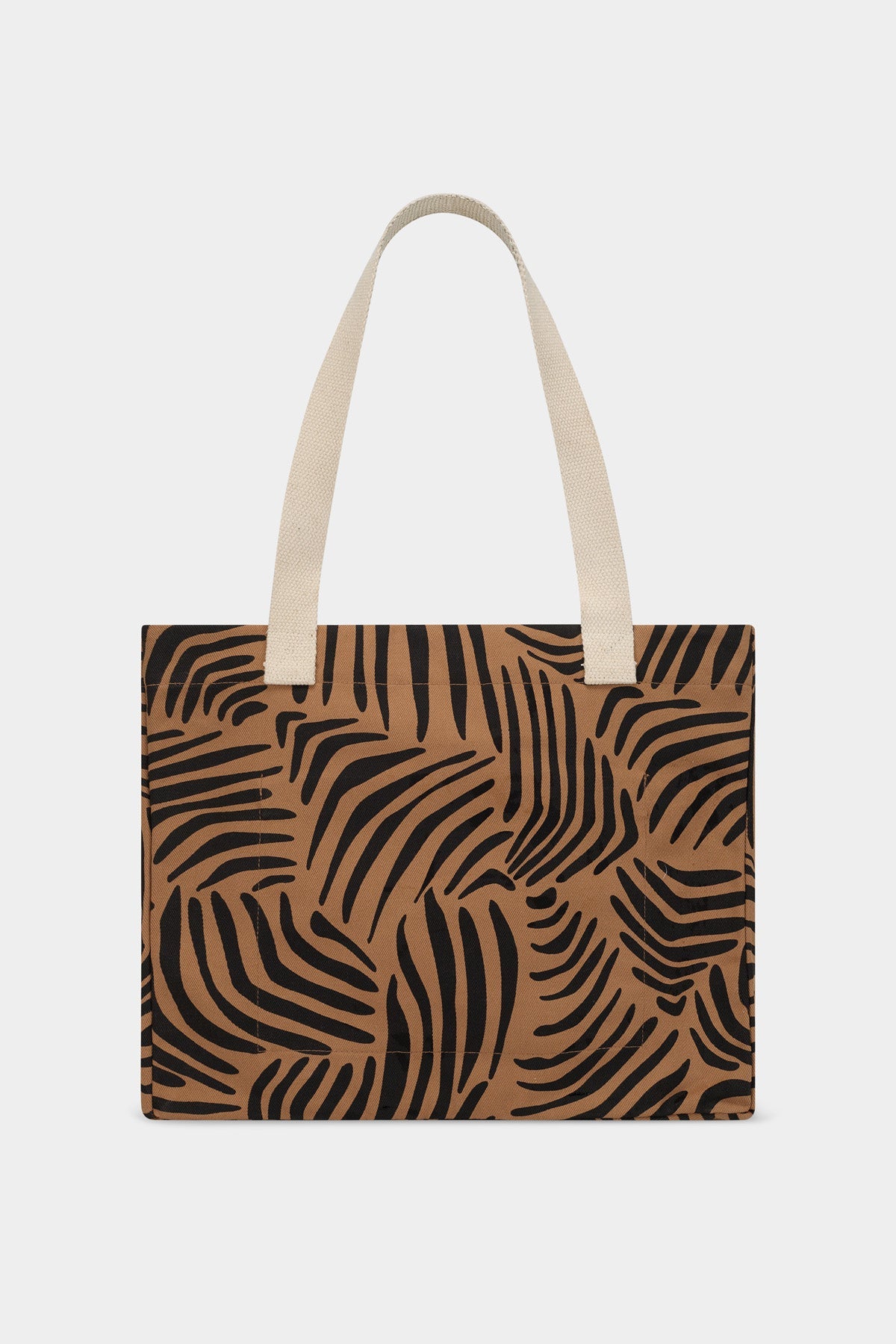Claude Zebra Cinnamon Tote Bag