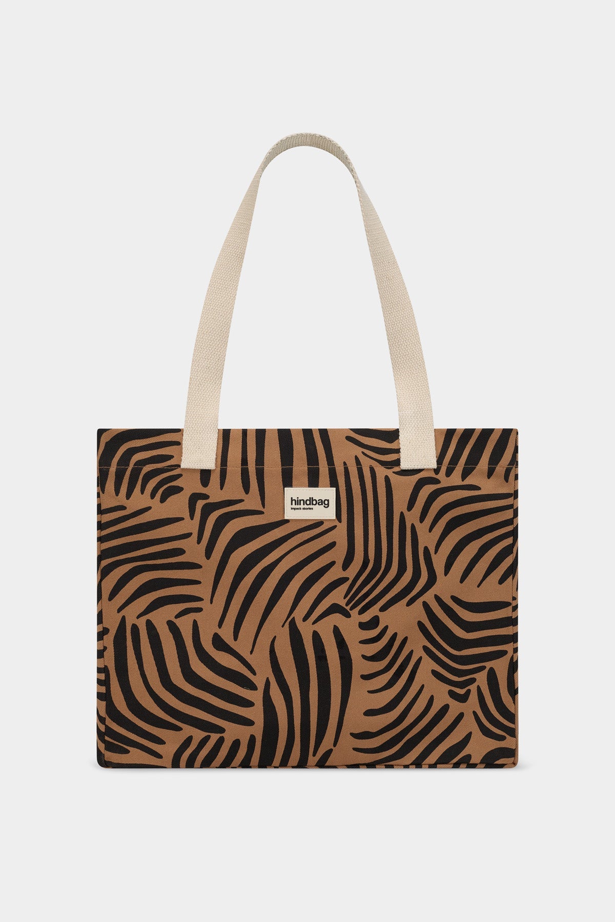 Claude Zebra Cinnamon Tote Bag