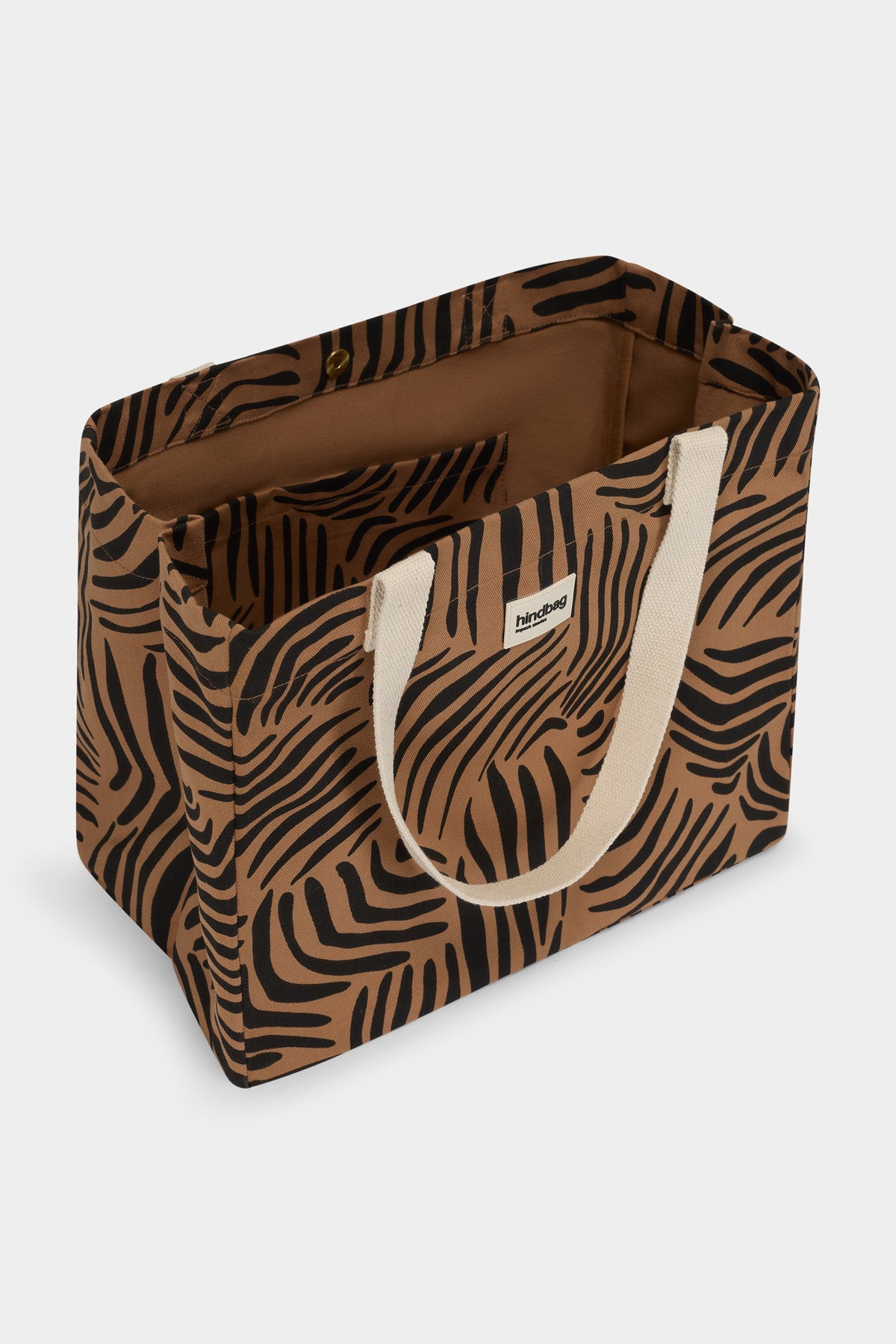 Claude Zebra Cinnamon Tote Bag