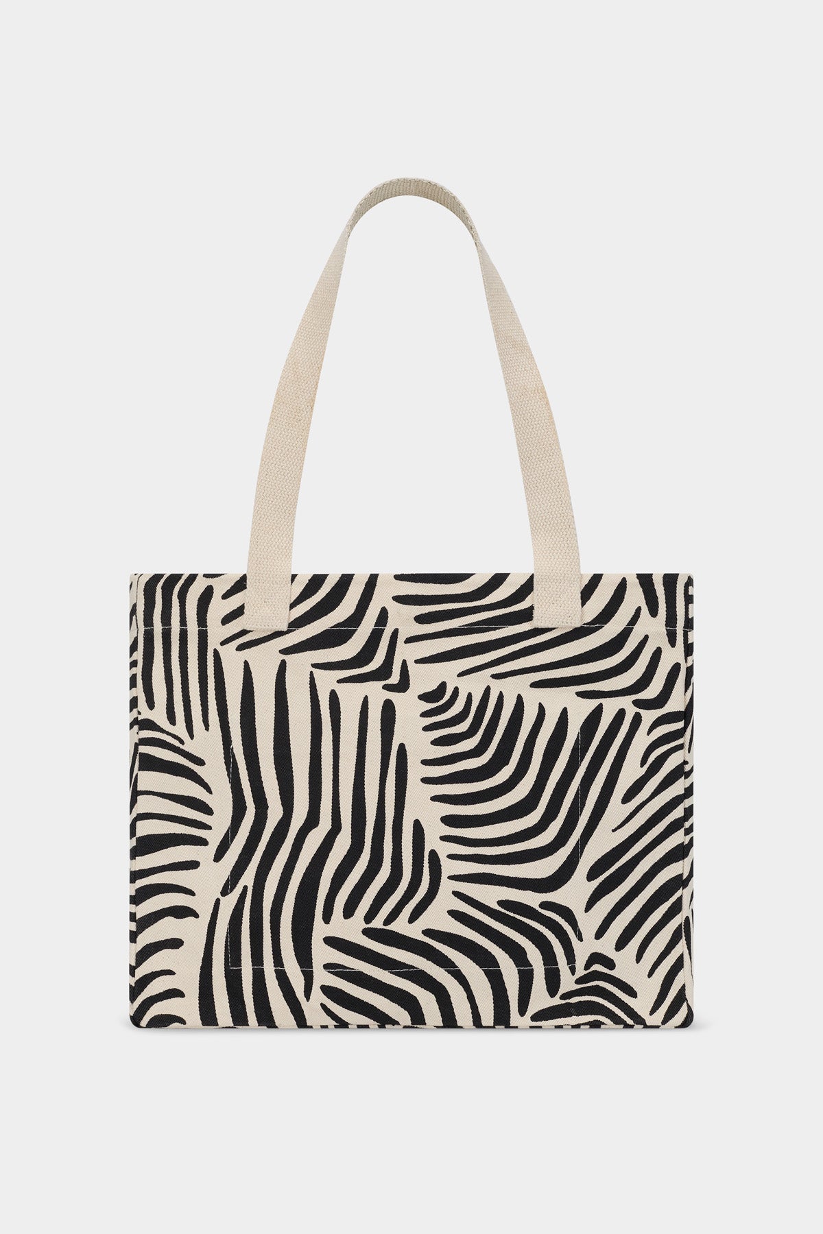 Claude Zebra Ecru Tote Bag