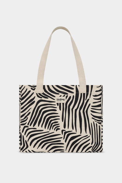 Claude Zebra Ecru Tote Bag