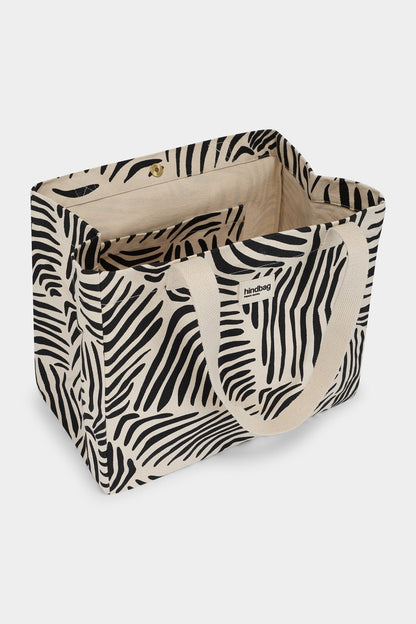Claude Zebra Ecru Tote Bag