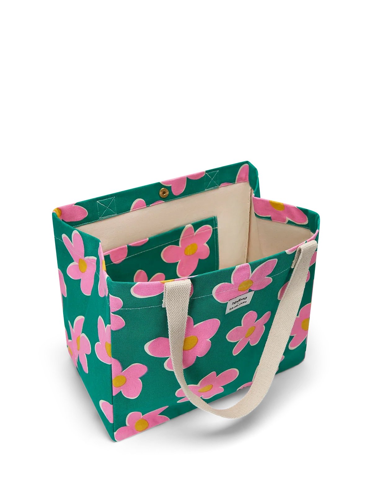 Claude Big Flowers Tote Bag - Hindbag x WAJ