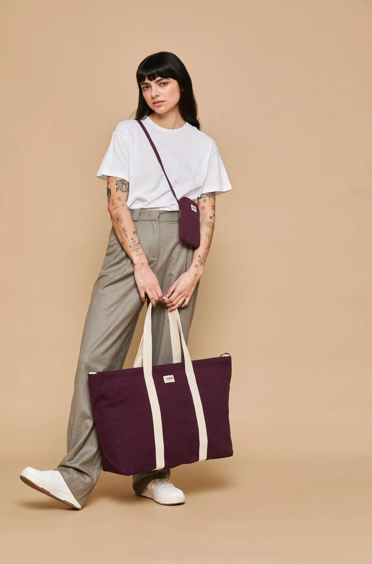 Plum Jean Bag