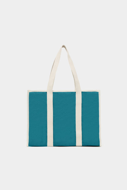 Oscar Peacock Blue Tote Bag