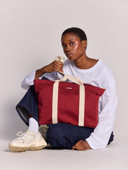 Shopper Cesar Bordeauxrot