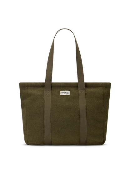 Shopper Cesar khaki wool effect