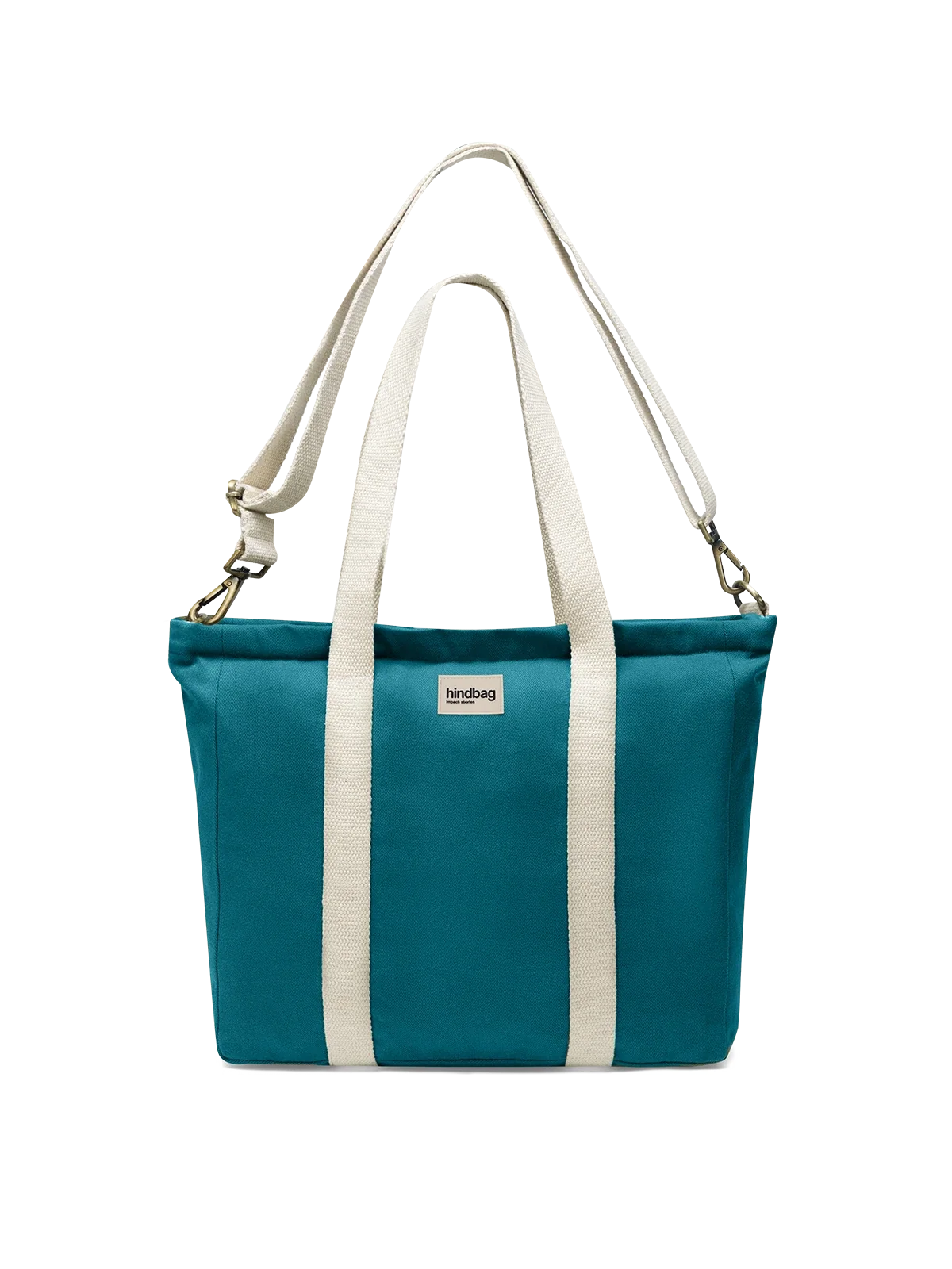 Cesar Peacock Blue Tote Bag