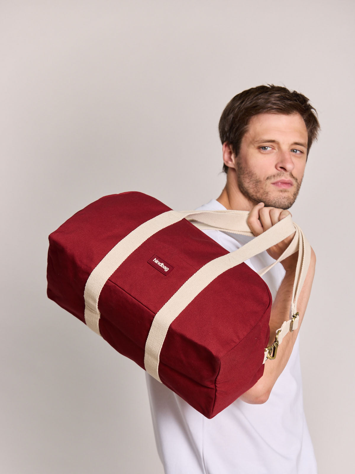 Charlie burgundy weekender